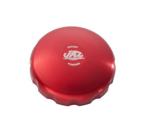 JAZ Billet Twist Fuel Cap Red 2-5/8"  340-452-06