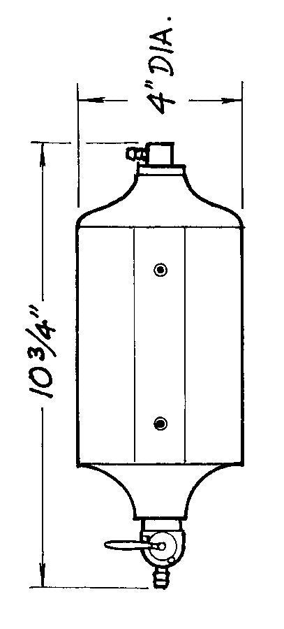 JAZ Radiator Catch Can 1qt Black 600-025-01