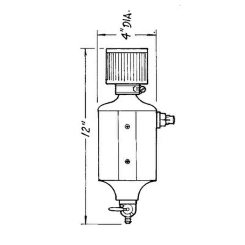 JAZ Crankcase Breather Tank -6 AN 605-025-01