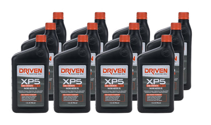 Driven XP5 20W-50 Semi-Synthetic Racing Oil (Case of 12)