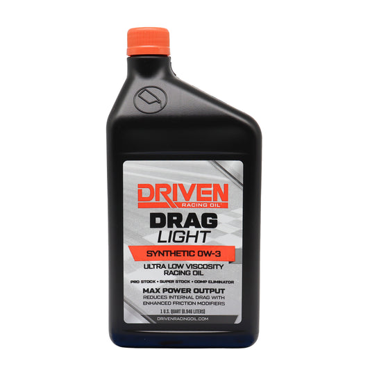 Driven Drag Light Synthetic 0W-3 Ultra-Low Viscosity Racing Oil