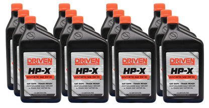 Driven HP-X Synthetic SAE 5W-30 Motor Oil (Case of 12 Quarts)
