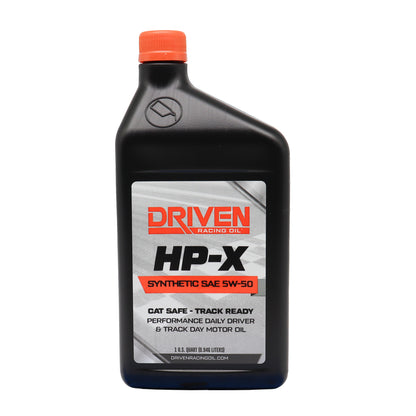 Driven HP-X Synthetic SAE 5W-50 Motor Oil (Quart)
