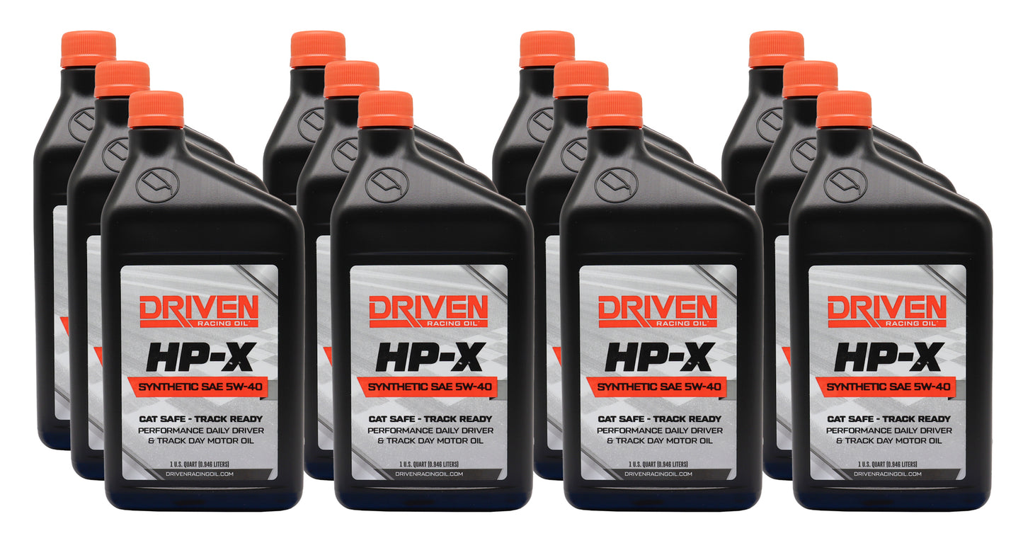 Driven HP-X Synthetic Oil 5W-40 (Case of 12 Quarts)