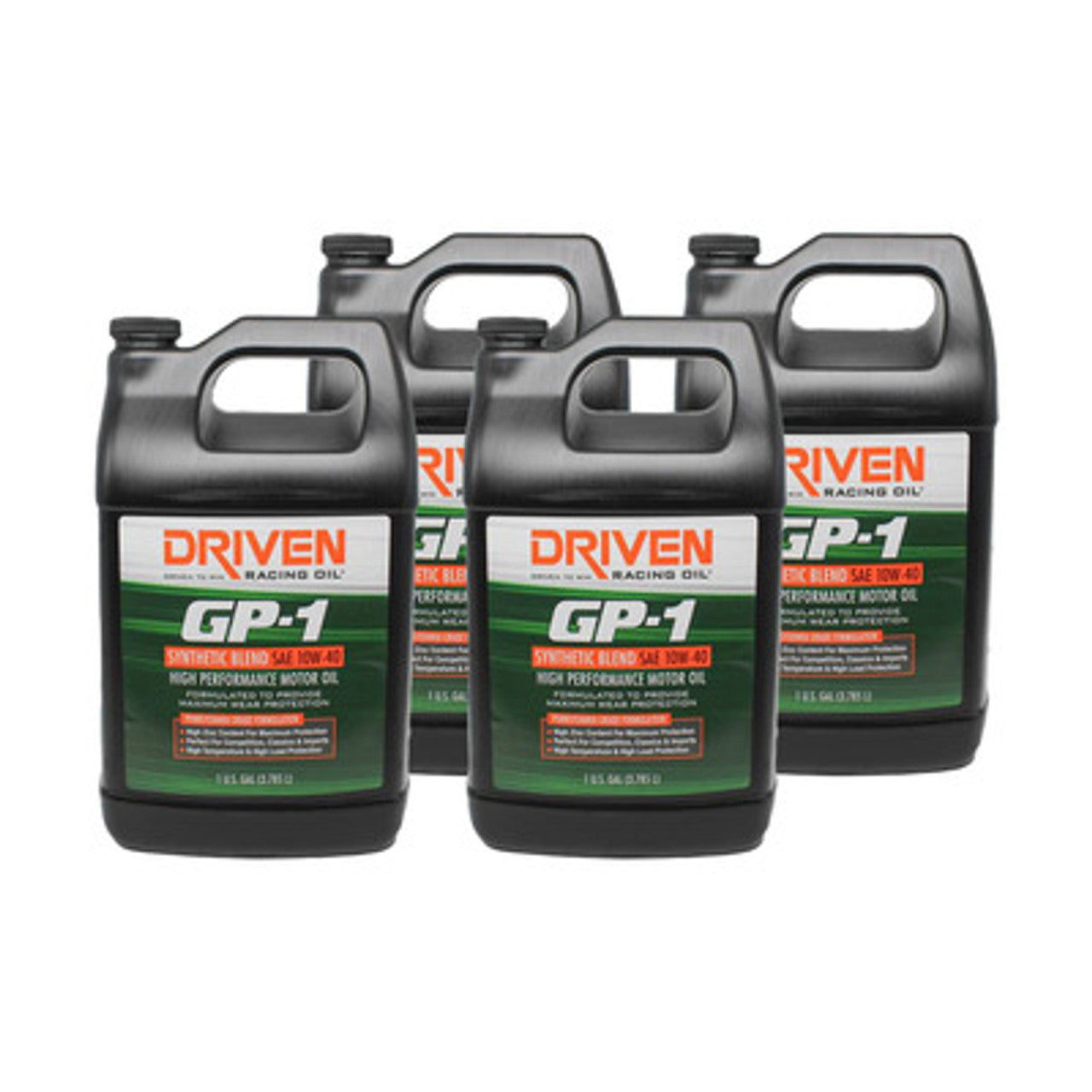 Driven GP-1 Synthetic Blend High Performance 10w40 Oil (Case of 4)