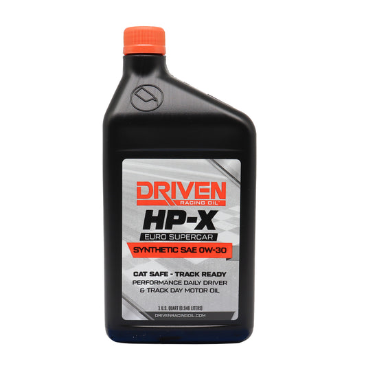 Driven HP-X Euro Supercar Synthetic SAE 0W-30 Motor Oil
