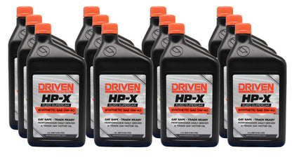 Driven HP-X Euro Supercar Synthetic Oil 0W-40 23406 (Case of 12 Quarts)