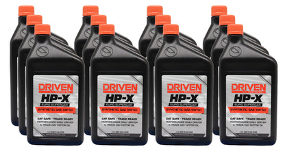 Driven HP-X Euro Supercar Synthetic SAE 5W-50 Motor Oil (Case of 12 Quarts)