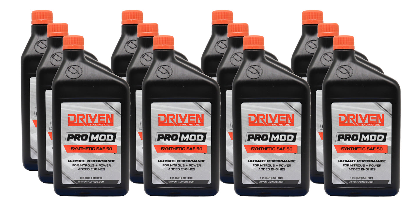 Driven ProMod Synthetic Racing Oil 50W (Case of 12 Qts)