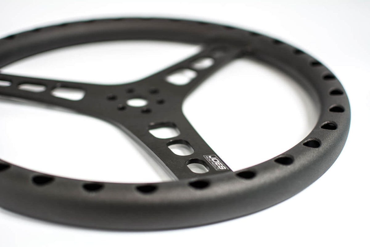 JOES 15" Lightweight Aluminum Flat Steering Wheel