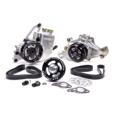Jones Racing Serpentine Drive Kit SBC w/P/S & W/P 1004-AR-CE