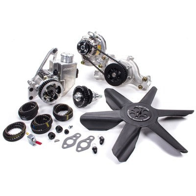 Jones Racing Drive Kit HTD SBC Crate P/S W/P & Alt w/Fan 2441-AR-68-EMP
