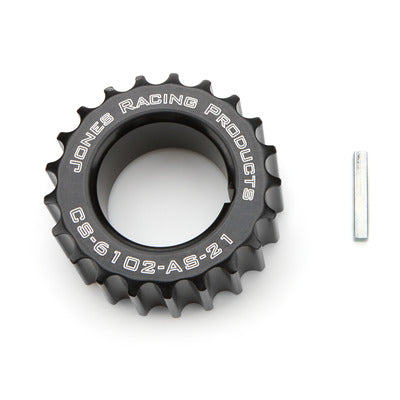 Jones Racing HTD Crankshaft Pulley 21 Tooth 1-1/8" ID 1/8" KEY CS-6102-AS-21