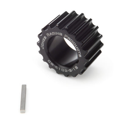 Jones Racing Pulley Crankshaft HTD 18 Tooth 1" Wide CS-6102-B-18