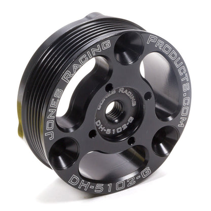 Jones Racing Pulley Serpentine 4" Diameter Direct Mount SBC DH-5102-G