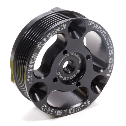 Jones Racing Pulley Serpentine 4" Diameter Direct Mount SBC DH-5102-G