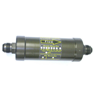Kinsler Filter; In-line 12AN Male Flare Ends Hard Annodized 8556-100