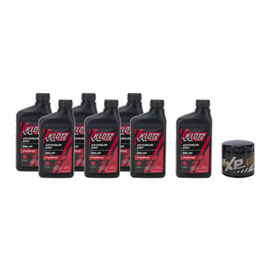 Klotz Oil Change Kit Mustang GT500 KT-411 (7 quarts of oil and Wix Oil Filter) 
