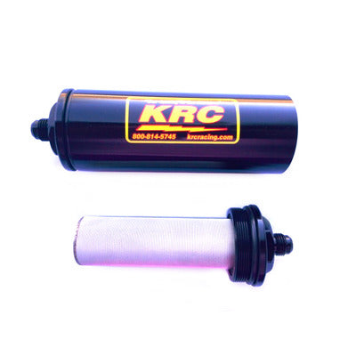 Kluhsman #6AN Stainless Fuel Filter KRC-4706BK
