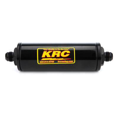 Kluhsman #8AN Stainless Fuel Filter Short KRC-4708BK