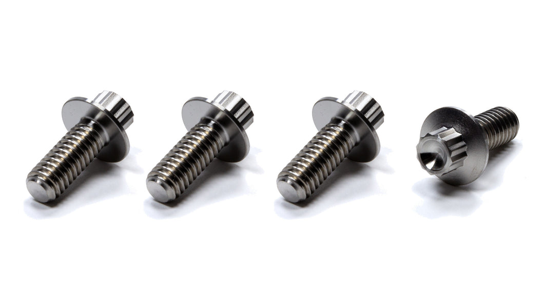 Fuel Tank Bolts Titanium 4pcs 12 Point Heads 4096