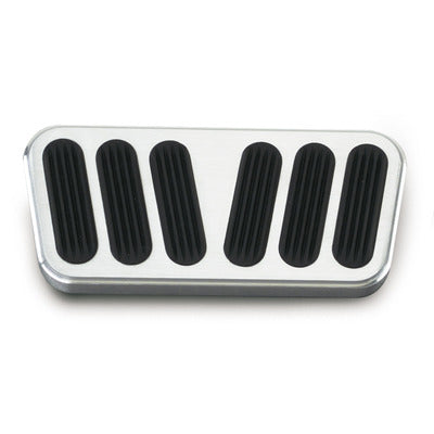 Lokar 55-57 Chevy Billet Power Brake Pedal Pad w/Rubber BAG-6078