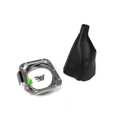 Lokar Rectangular Brushed Boot Indicator for 700/200R/4L60/4L60E/4L80E w/Vertical D CINB-1766