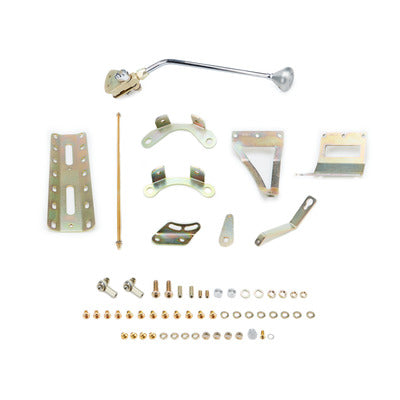 Lokar Shifter GM 4L60E Chrome 16" Single Bend Lever CM4L60EBM