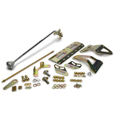 Lokar 23" 700-R4 Shifter w/Brushed Aluminum Mushroom Knob CM700AM