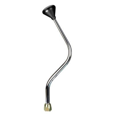 Lokar Electronic Sport Shifter GM 4L80 Chrome 16" Mushroom Black Knob ES4L80GMB