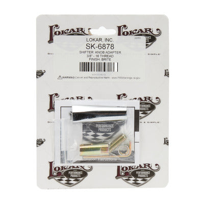Lokar Shifter Knob Adapter 3/8-16 SK-6878