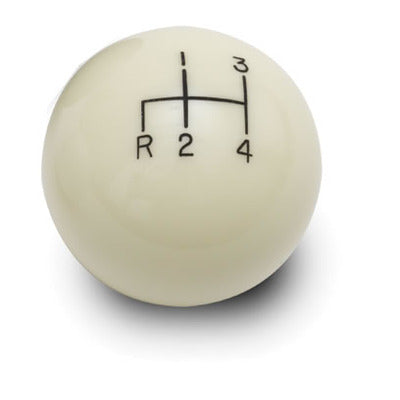Lokar 2" Shift Knob Ivory 4 Speed SK-6890