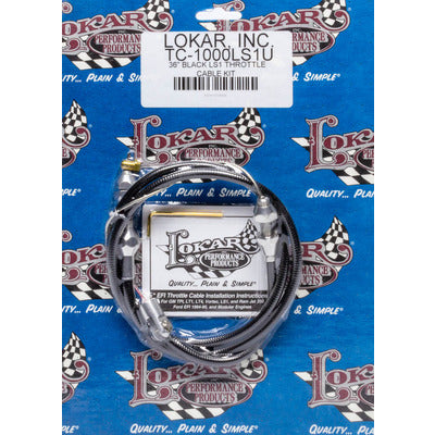 Lokar Hi-Tech Throttle Cable Kit TC-1000LS1U