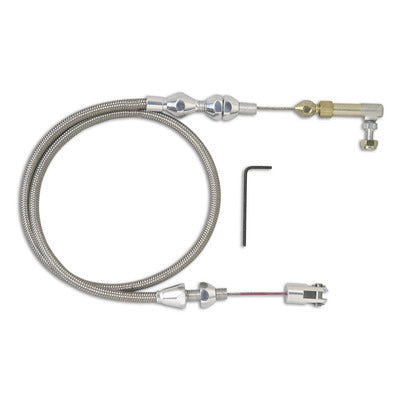 Lokar Hi-Tech Throttle Cable Polished TCP-1000HT