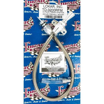 Lokar Hi-Tech Trans Dipstick 200-R4 Firewall Mount TD-3200RFM