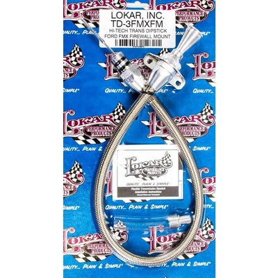 Lokar Hi-Tech Trans Dipstick Ford FMX Firewall Mount TD-3FMXFM