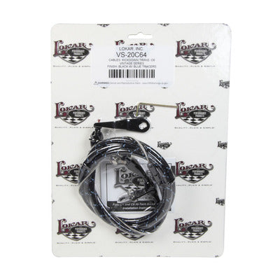 Lokar Vintage Series Ford C-6 Kickdown Cable Black VS-20C64