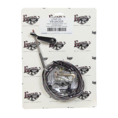 Lokar Vintage Series Ford AOD Kickdown Cable Black VS-2AOD5
