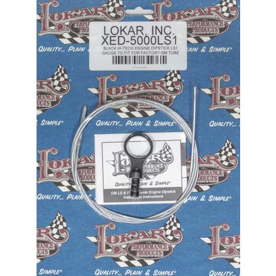 Lokar Engine Dipstick GM LS Engines Black XED-5000LS1