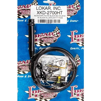 Lokar Black Kickdown Kit GM 700R4 XKD-2700HT