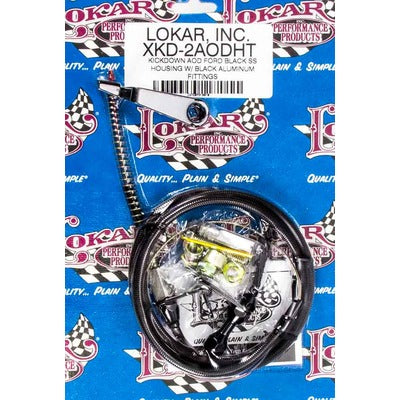 Lokar Black Kickdown Kit Ford AOD XKD-2AODHT