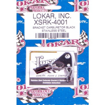 Lokar Black SS Carb Bracket XSRK-4001