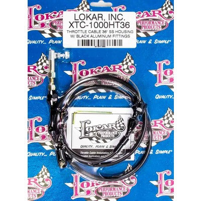 Lokar Throttle Cable Black 36" XTC-1000HT36