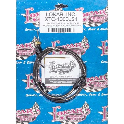 Lokar Throttle Cable Black 36" LS1 XTC-1000LS1