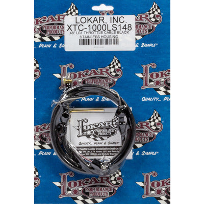 Lokar Hi-Tech Throttle Cable GM LS Engine XTC-1000LS148