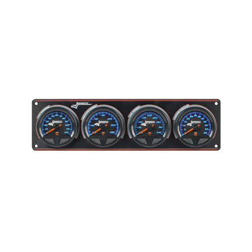 Longacre SMi Elite Waterproof Gauge Panel, 4 Gauge OP/WT/OT/WP 52-44569