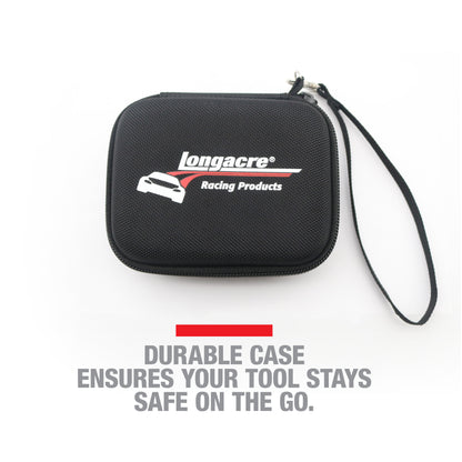 Longacre Shock Inflator Tool includes a durable case to ensure your tool is protected.