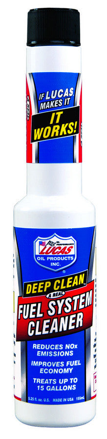 Lucas Deep Clean Fuel System Cleaner 5.25 oz