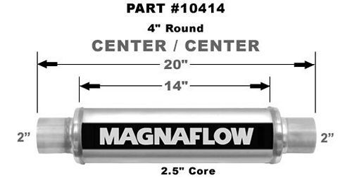 MagnaFlow 10414 Performance Exhaust Muffler 4