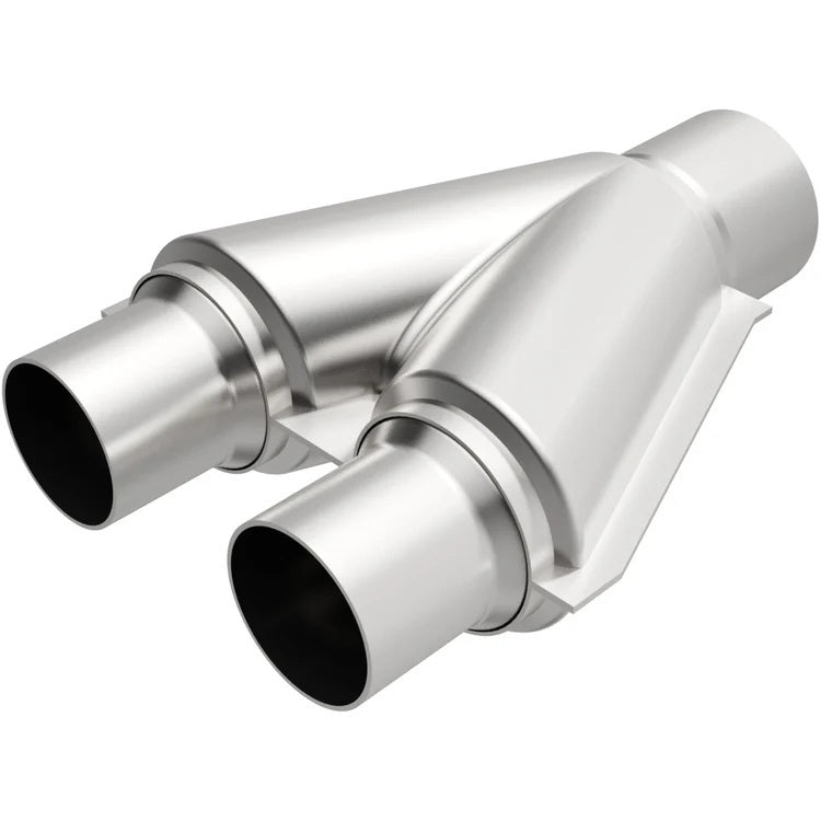 MagnaFlow Stainless Y-Pipe Dual 2.5" Inlet/2.5" Outlet 10768